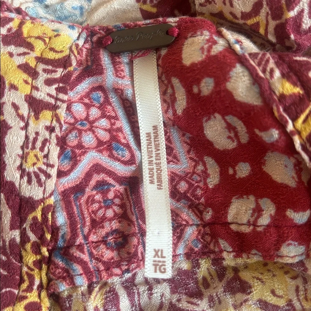 Free People Cropped Tank Top size XL - Picture 6 of 8